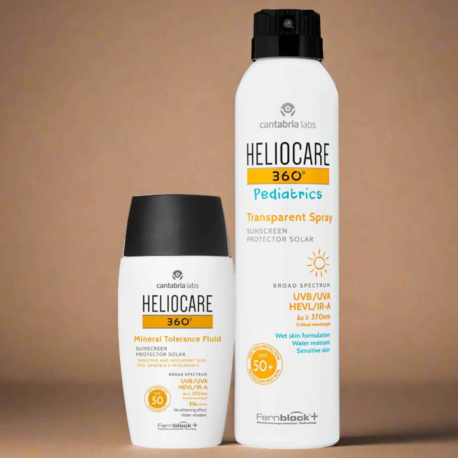 KIT FAMILIAR 2x1 Heliocare 360° Mineral Tolerance GRATIS Heliocare Pediatrico 200ml