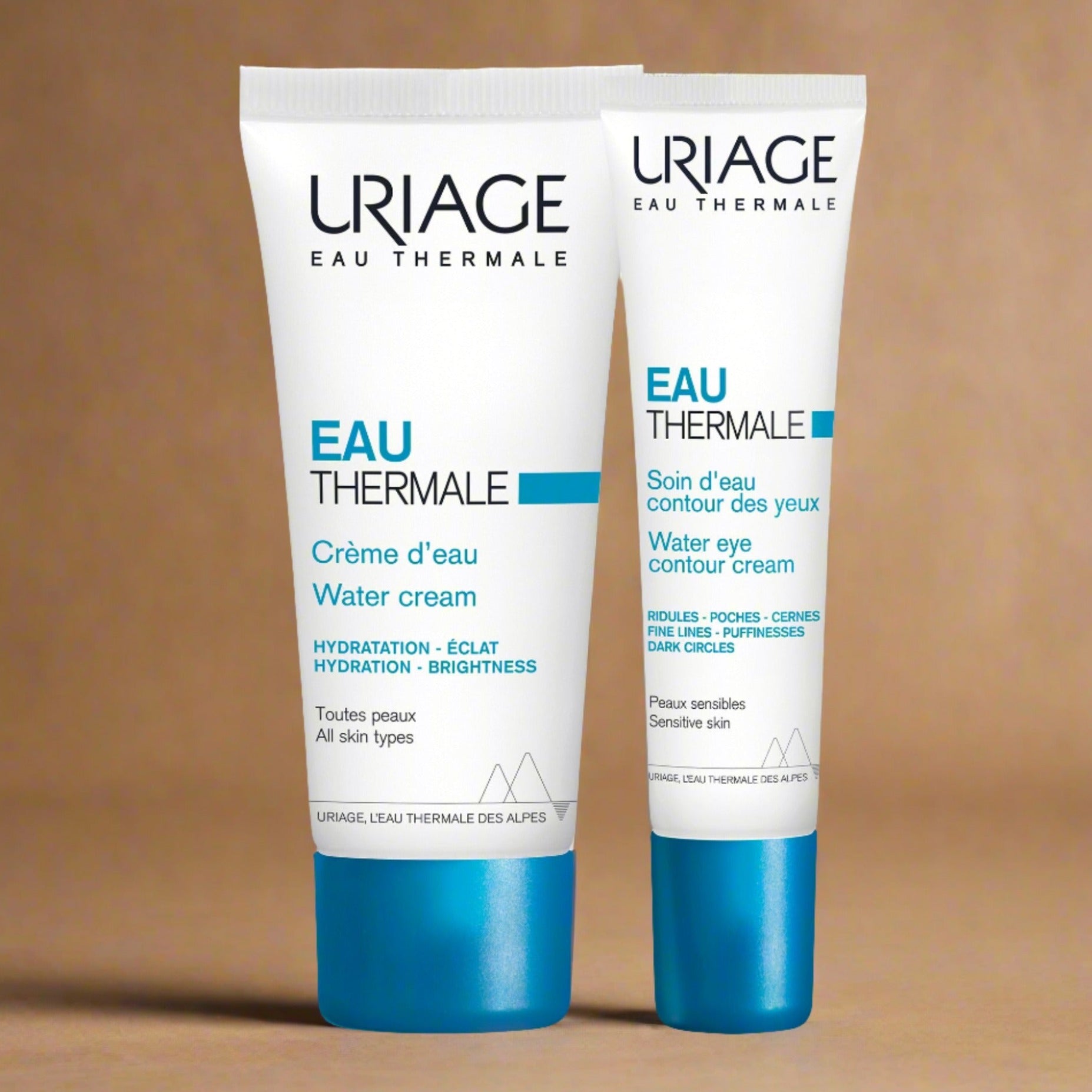 Kit FULL HIDRATACION compra Agua Termal Crema Ligera GRATIS Agua Termal Contorno de Ojos