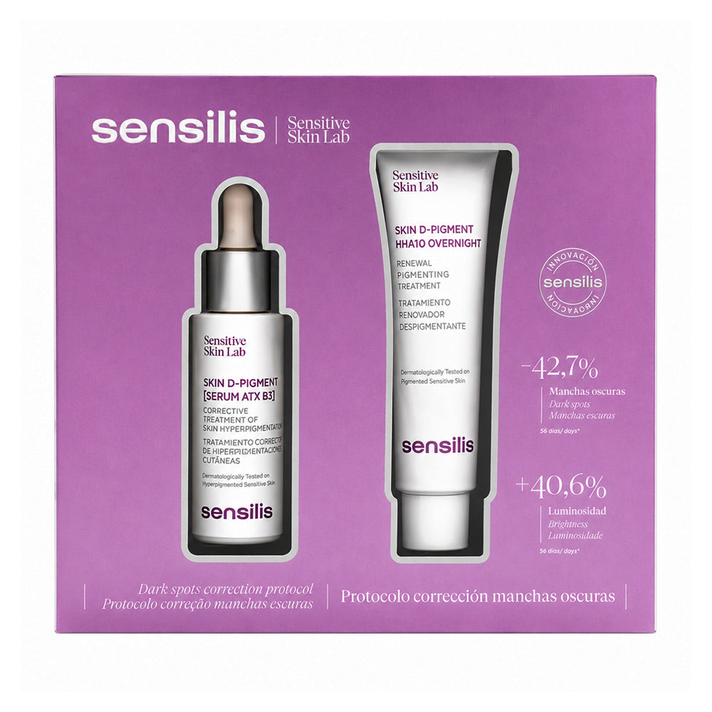 Kit Sensilis Skin D-Pigment Serum X 30ml GRATIS Sensilis Skin D-Pigment AHA 10% - Despigmentante