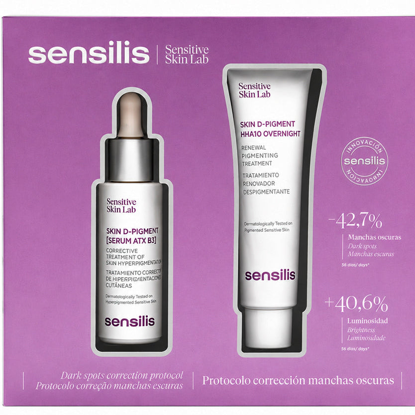 Kit Antimanchas Sensilis Skin D-Pigment Serum X 30ml GRATIS Sensilis Skin D-Pigment AHA 10% - Despigmentante