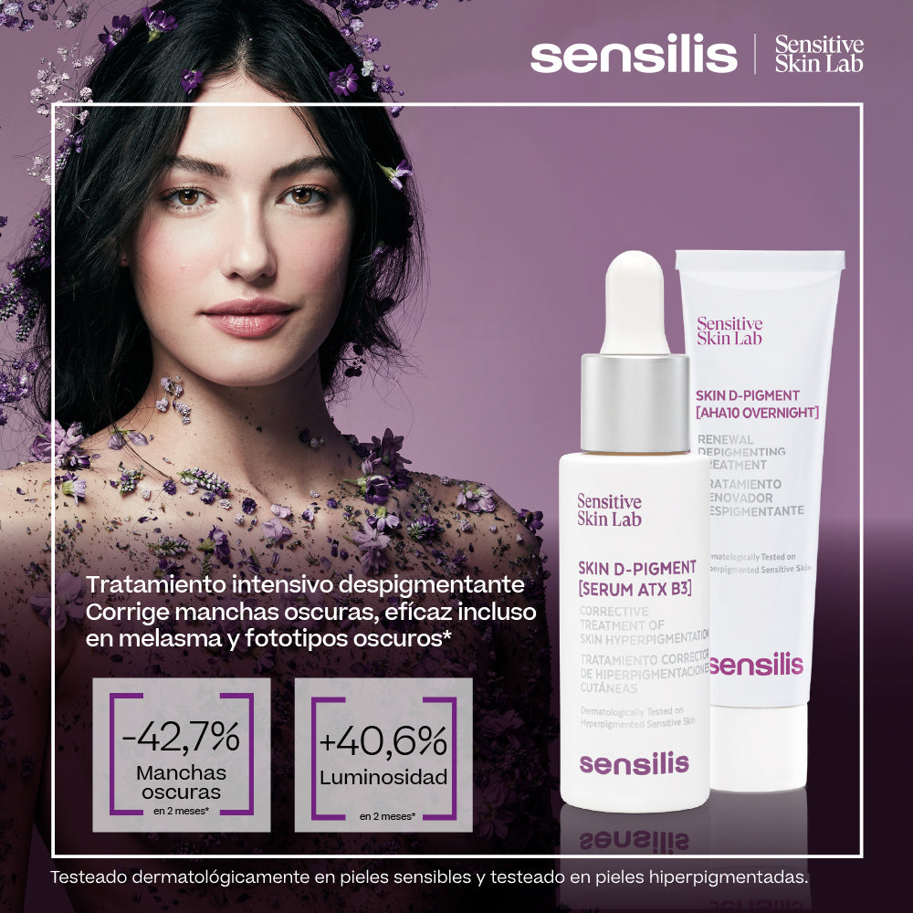Kit Sensilis Skin D-Pigment Serum X 30ml GRATIS Sensilis Skin D-Pigment AHA 10% - Despigmentante