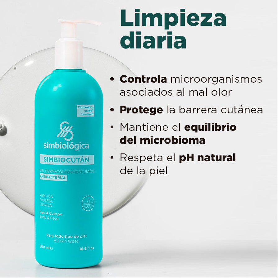 Simbiocutan Gel Dermatológico de Baño x 500 ml