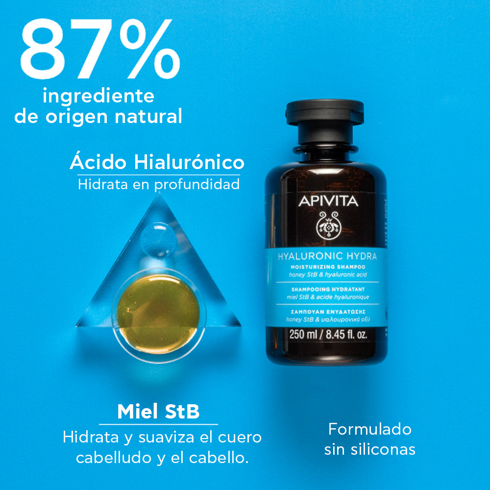 Apivita Hyaluronic Hydra Shampoo X 250ml