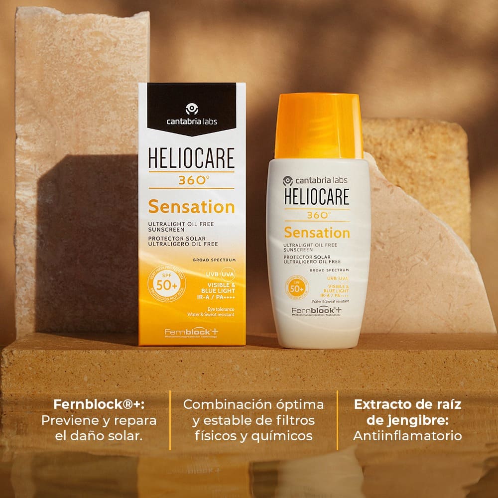 Kit DEPORTISTAS compra Heliocare Sensation GRATIS Heliocare Sport Stick 25 gr
