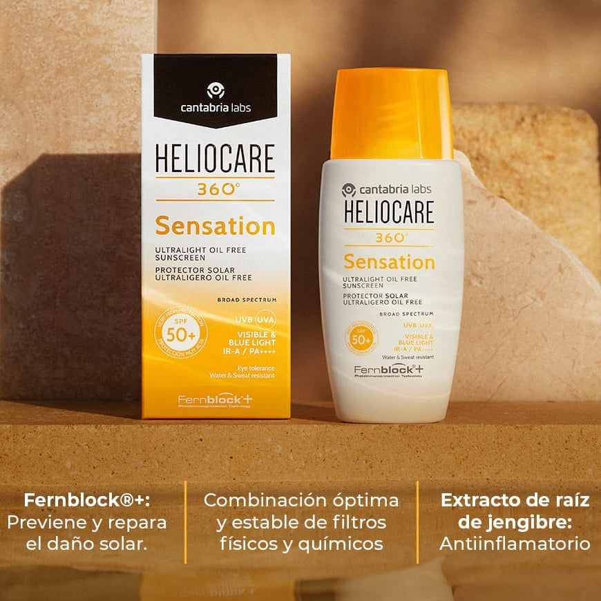 Kit DEPORTISTAS compra Heliocare Sensation GRATIS Heliocare Sport Stick 25 gr
