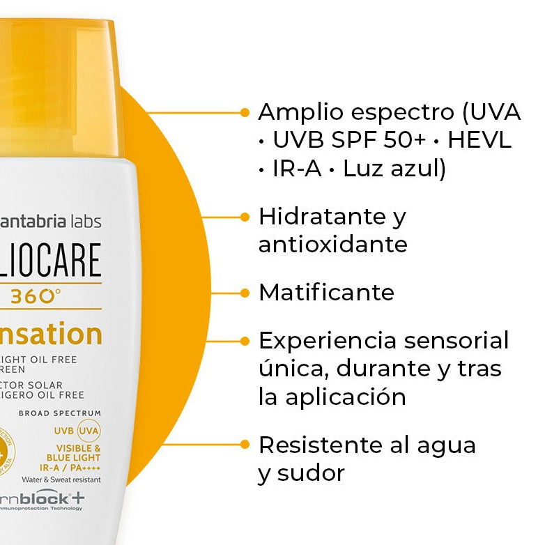Kit ANTISOLAR GLOW compra Heliocare Sensation GRATIS Heliocare Body Glow 100ml