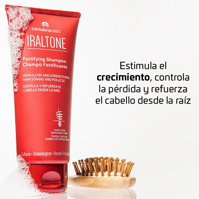 Kit ANTICAIDA TOTAL Iraltone Loción Anticaída 100 ml GRATIS Champú Fortificante X 200 ml
