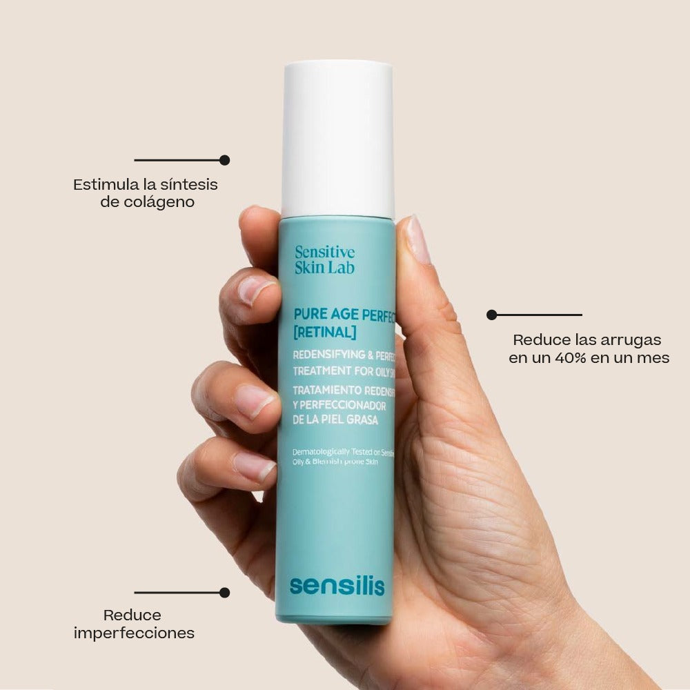 Kit PIEL PERFECTA Pure Age Perfection Cicakn Serum x 30ml GRATIS Pure Age Perfection (Retinal) x 50ml