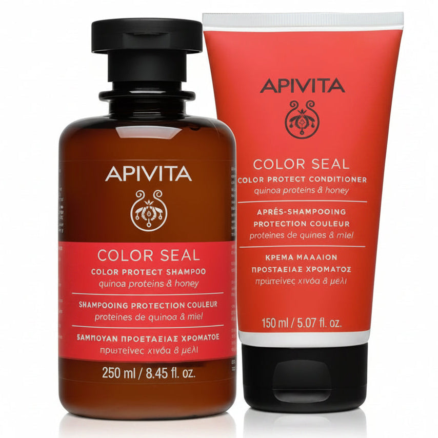 KIT 2x1 Apivita Color Seal Champú GRATIS Apivita Color Seal Acondicionador