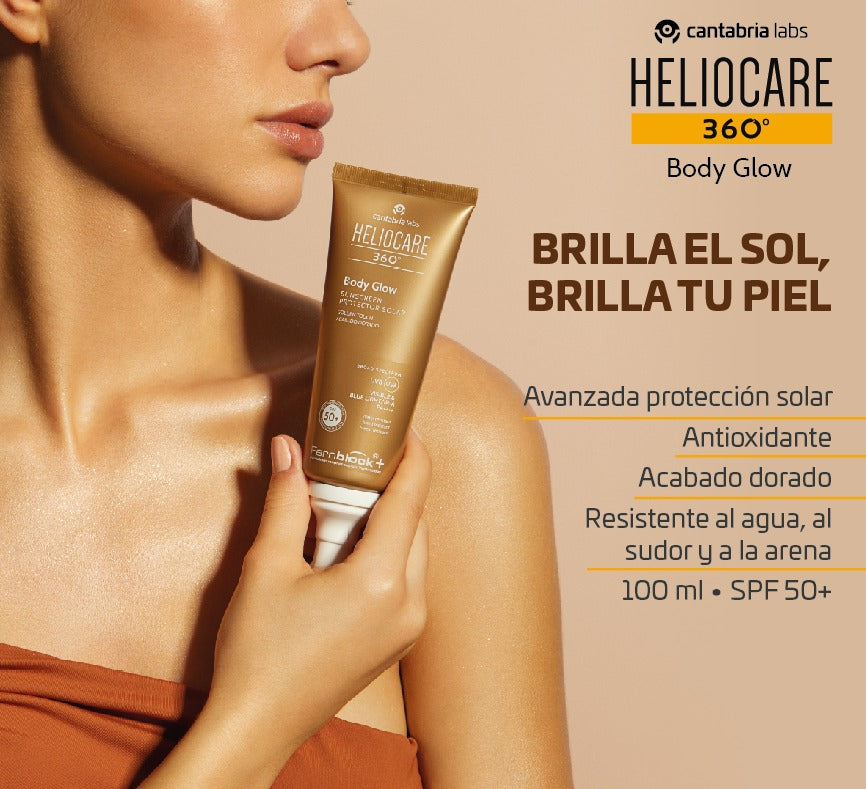 Heliocare 360° Body Glow - Protector solar X 100ml