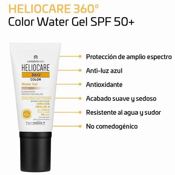 Kit ANTISOLAR LIMPIEZA compra Heliocare 360° Water Gel Bronce GRATIS Gel Desmaquillante 150ml