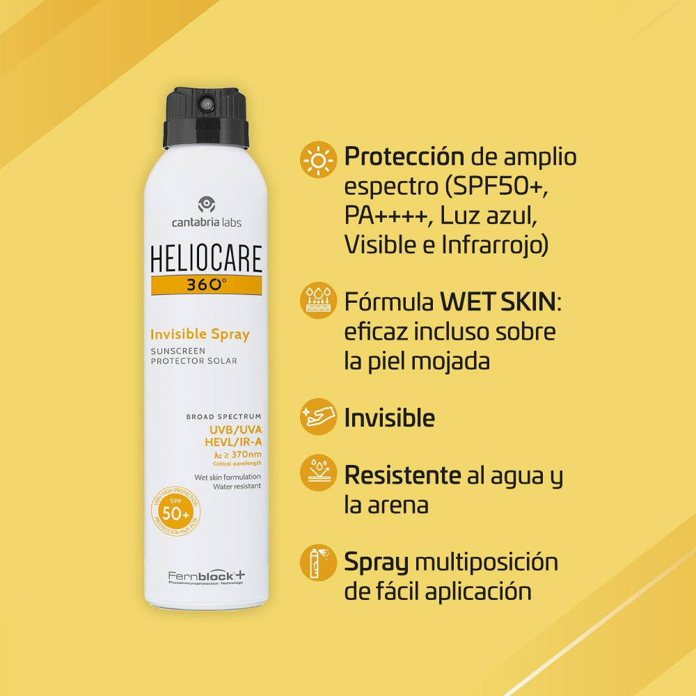 Kit 2x1 Heliocare Water Gel GRATIS Heliocare 360 spray invisible