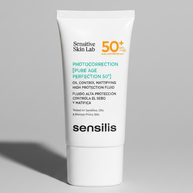 Sensilis Photocorrection [Pure Age Perfection 50+] X 40ml - Protección solar