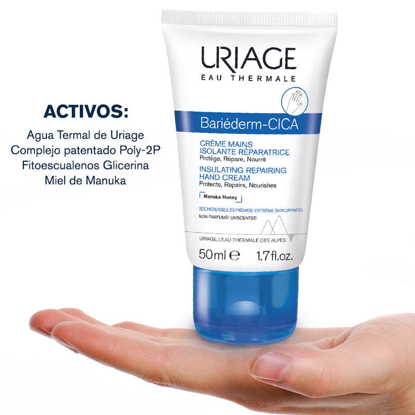 Uriage Bariederm Crema de Manos X 50ml - Repara e hidrata