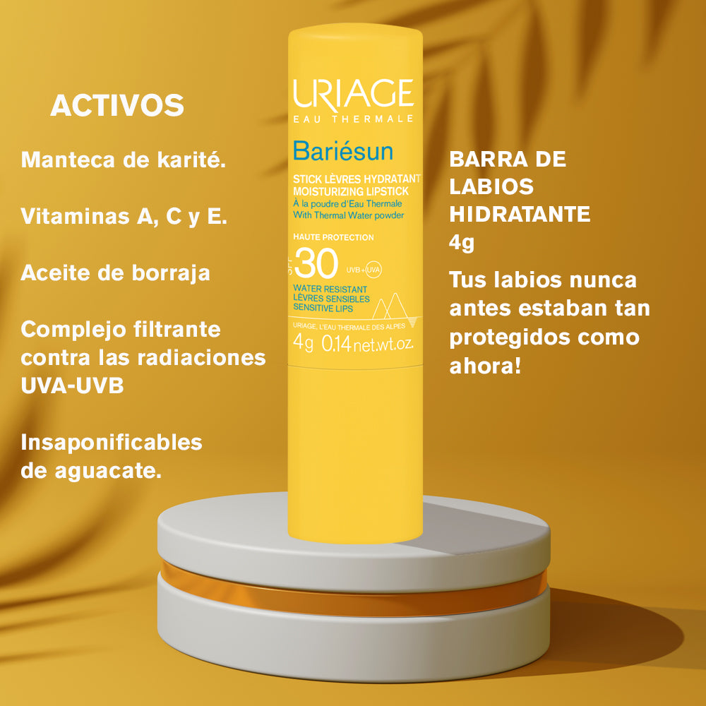 KIT 2X1 Uriage Bariésun Mate Spf 50+  GRATIS Uriage Bariésun Labios