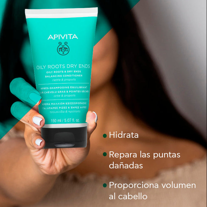 Apivita Oily Roots acondicionador x 150 ml