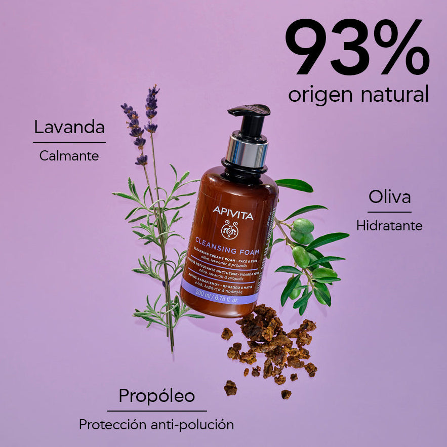 Apivita espuma limpiadora x 200ml