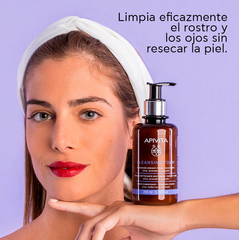 Apivita espuma limpiadora x 200ml