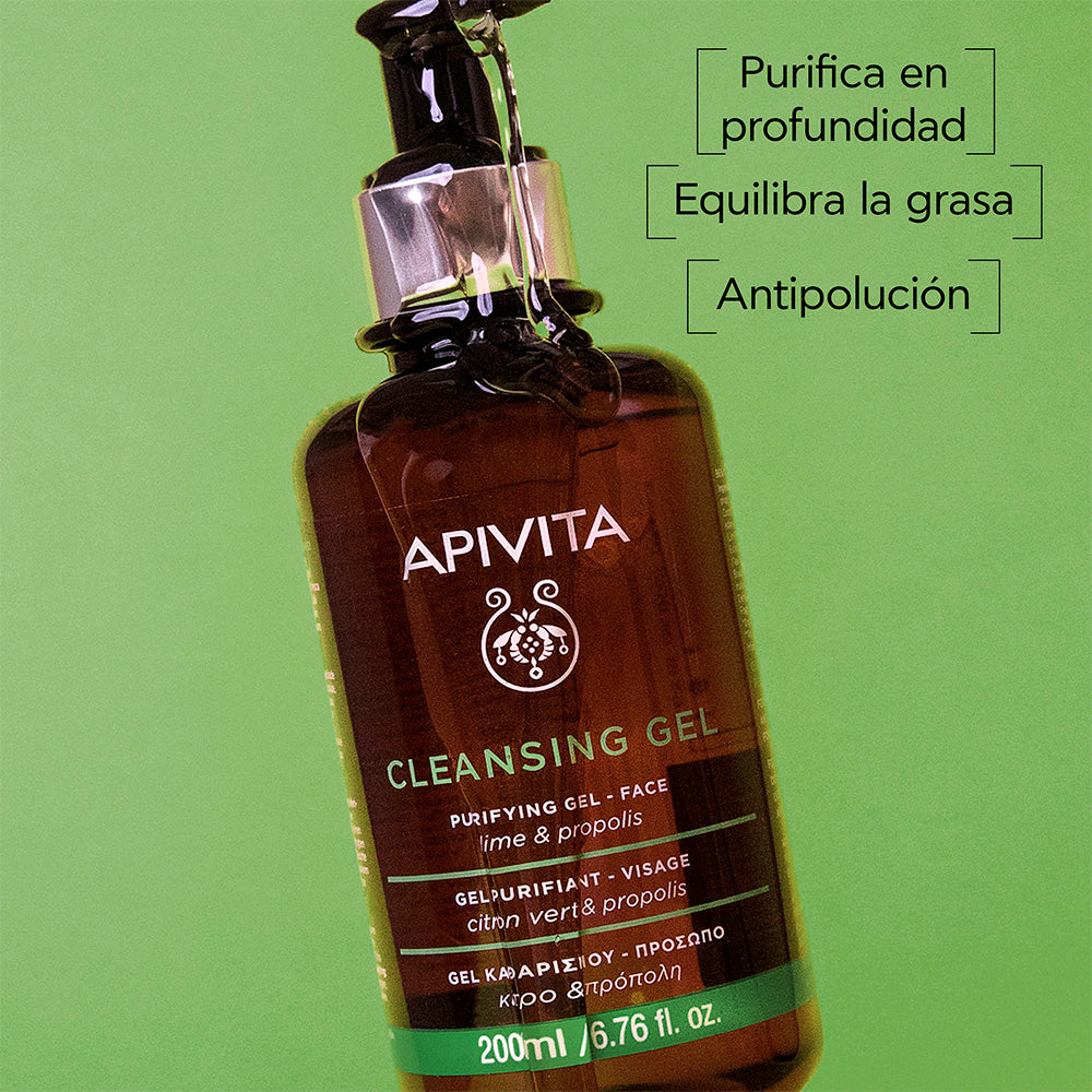 Apivita gel limpiador purificante X 200ml