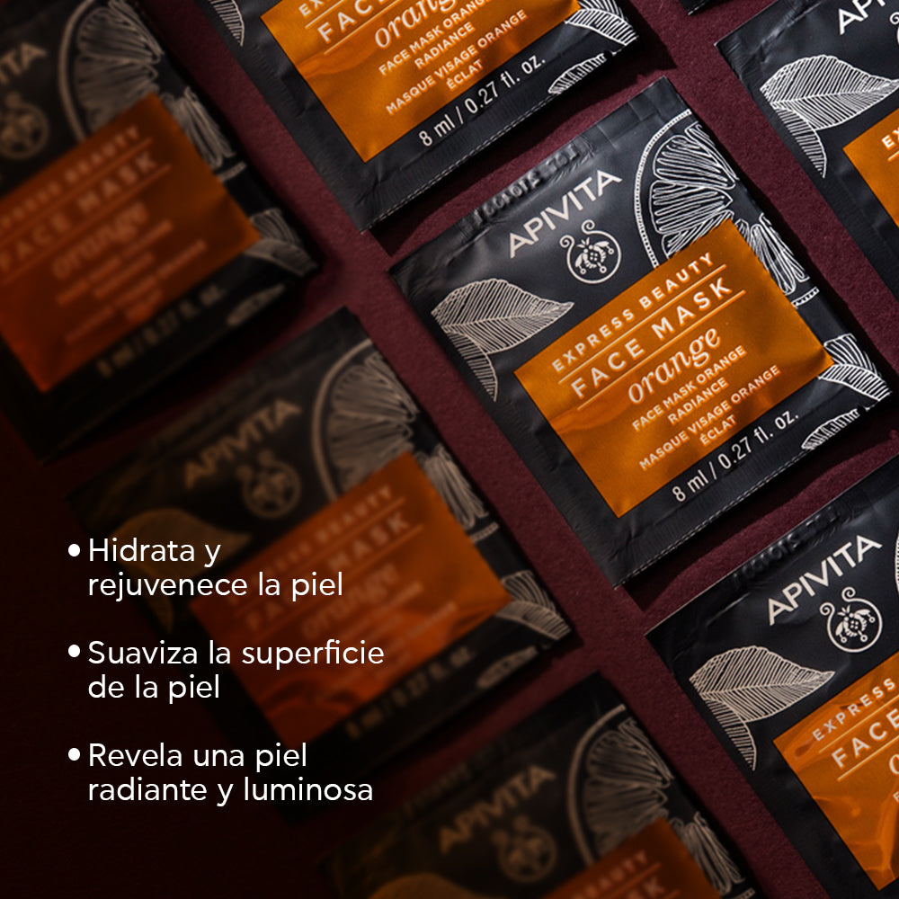 Apivita Mascarilla Facial Naranja X 2 sachets