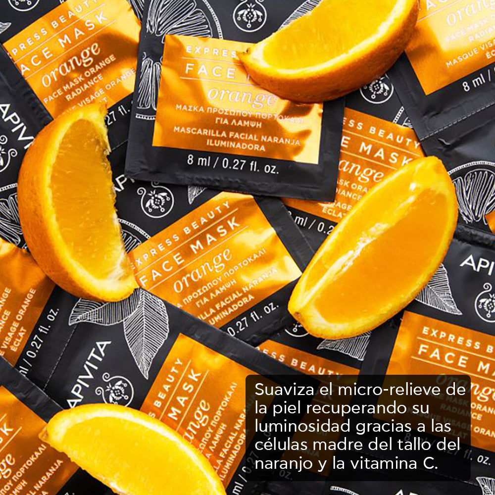 Apivita Mascarilla Facial Naranja X 2 sachets