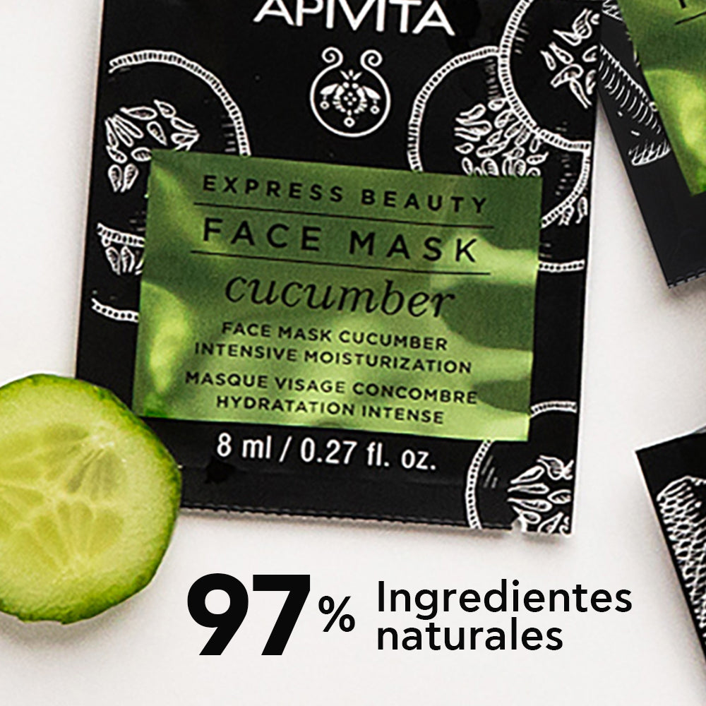 Apivita Mascarilla Facial de Pepino X 2 sachets