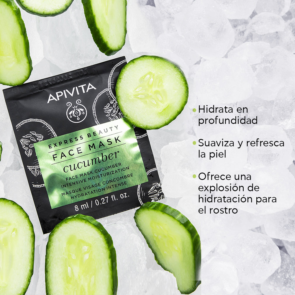 Apivita Mascarilla Facial de Pepino X 2 sachets