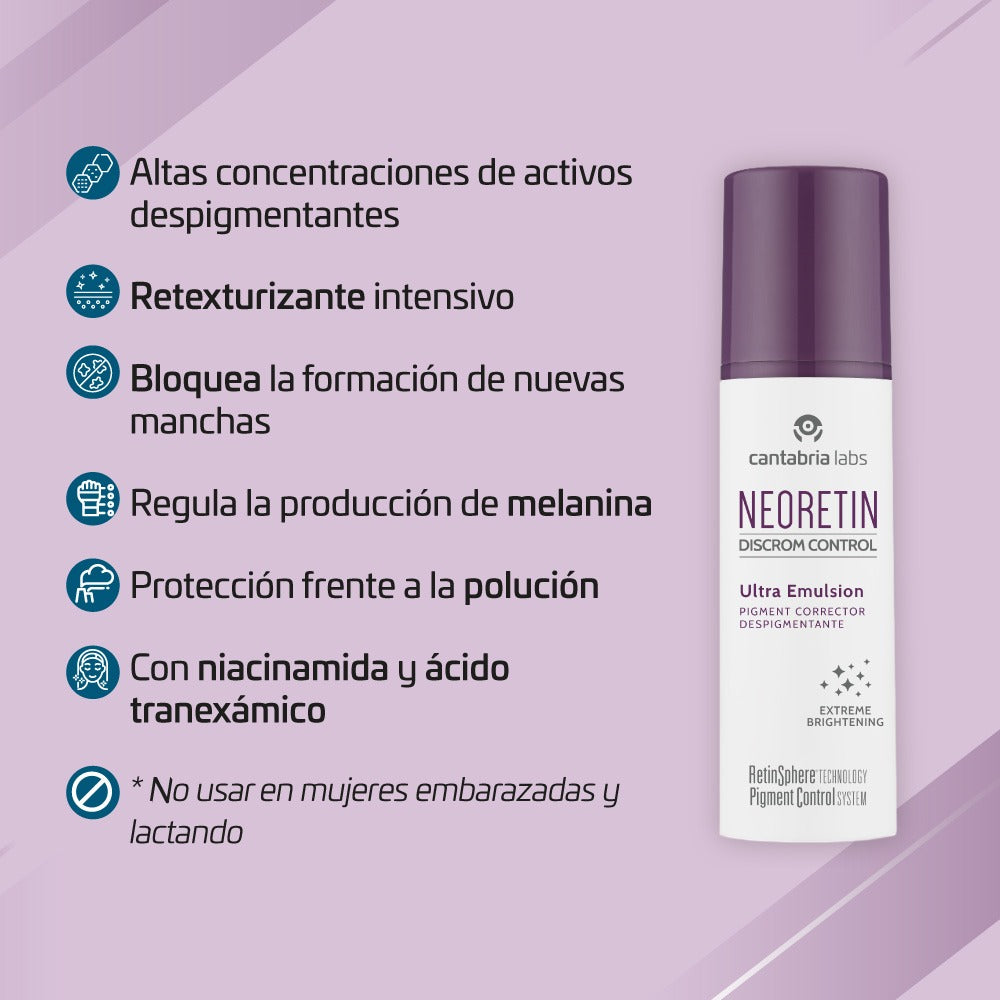 KIT 2x1 Neoretin Ultra  GRATIS Heliocare 360 Pigment Solution