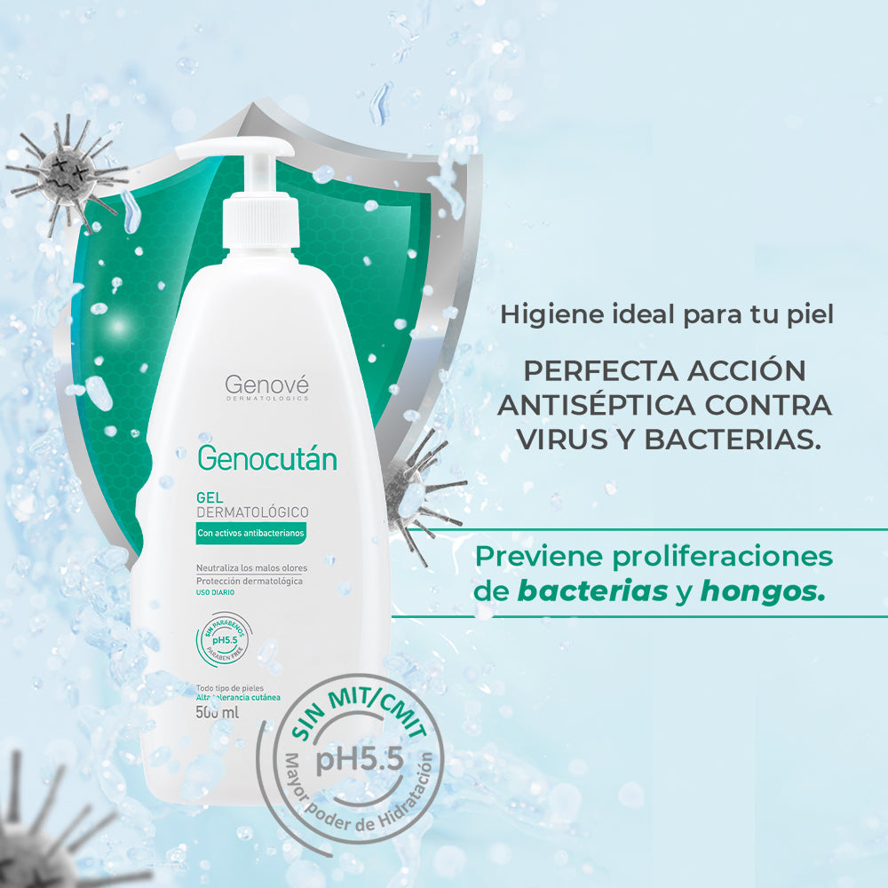 Genocután x 500 ml gel limpiador