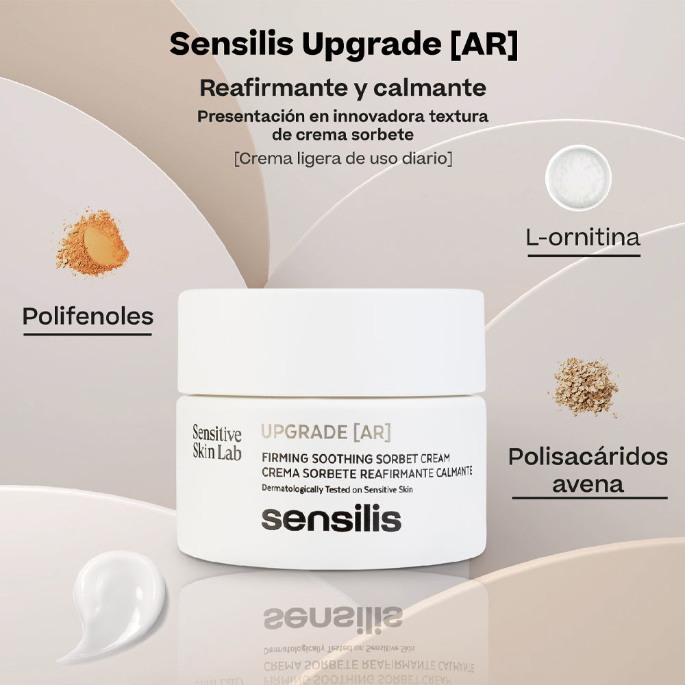 Kit Sensilis Skin Glow Glycolic Gel X 50ml GRATIS Sensilis Upgrade (AR) Crema Calmante X 50ml