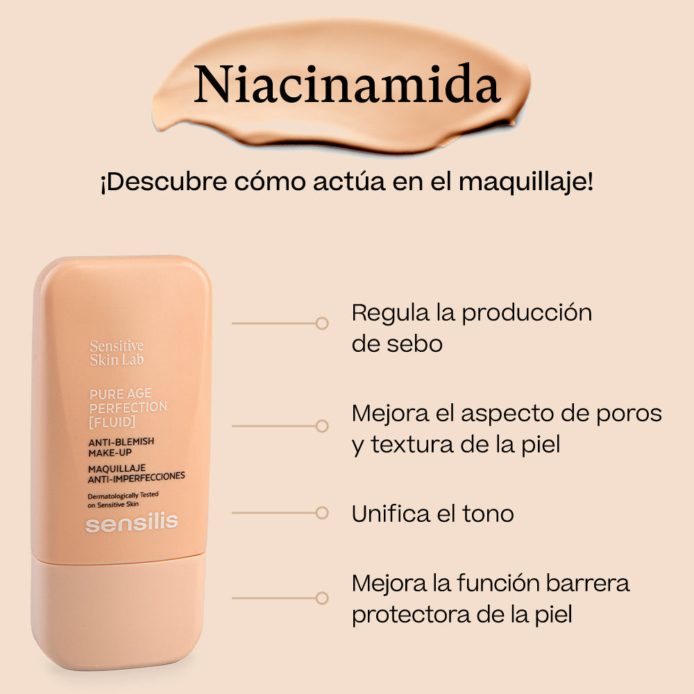 Sensilis Pure age Perfection maquillaje anti-imperfecciones - tono beige