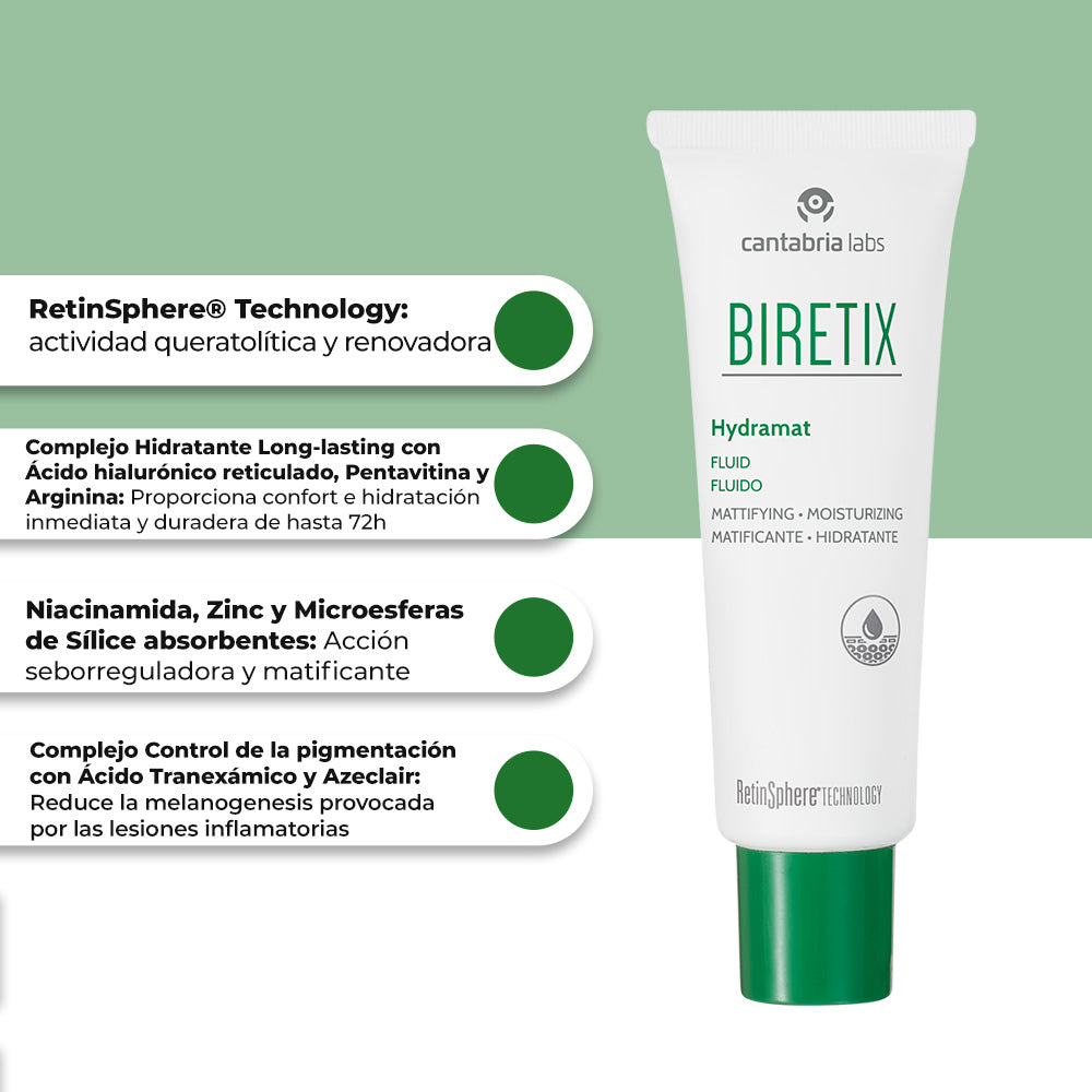 Biretix Hydramat - anti imperfecciones - hidratante