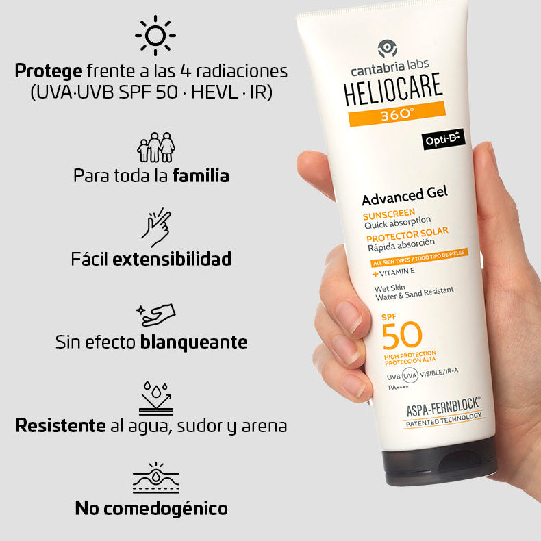 Kit Heliocare 360° Sensation Gratis Heliocare 360° Advance Gel x 100ml