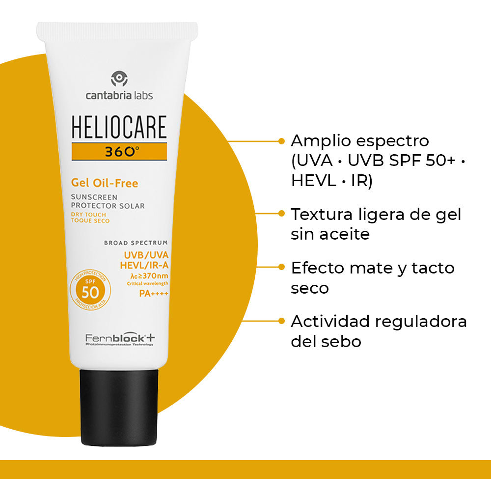 Heliocare 360° Gel Toque Seco - Protector Solar