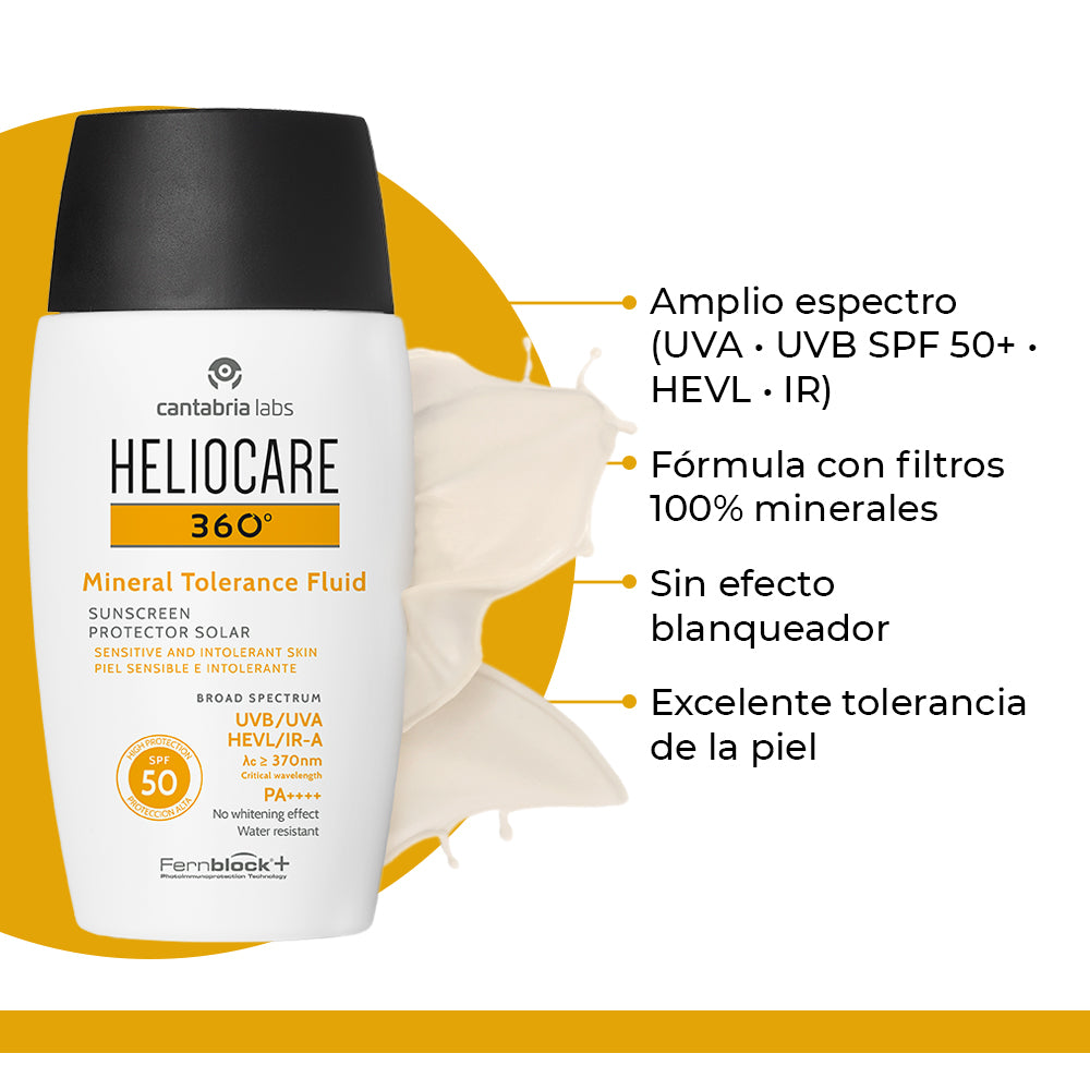 Kit REPARACION PROTECCION compra Cica Daily Suero GRATIS Heliocare 360° Mineral Tolerance