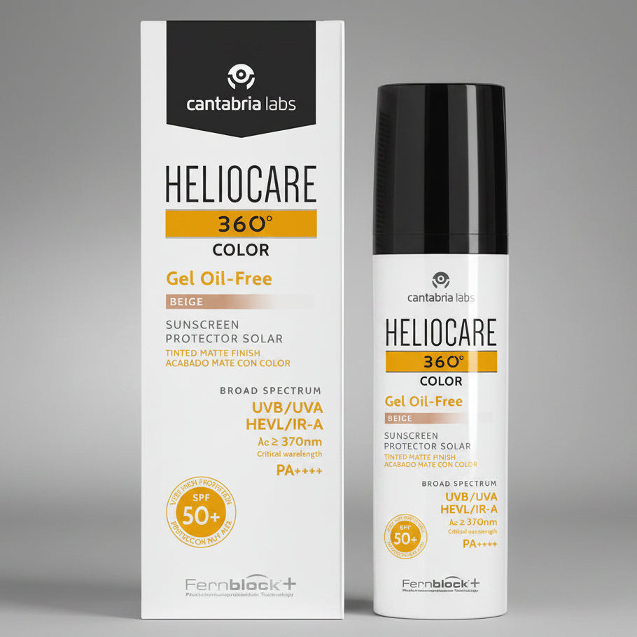 Heliocare 360° Toque Seco Beige - Protector solar x 50ml