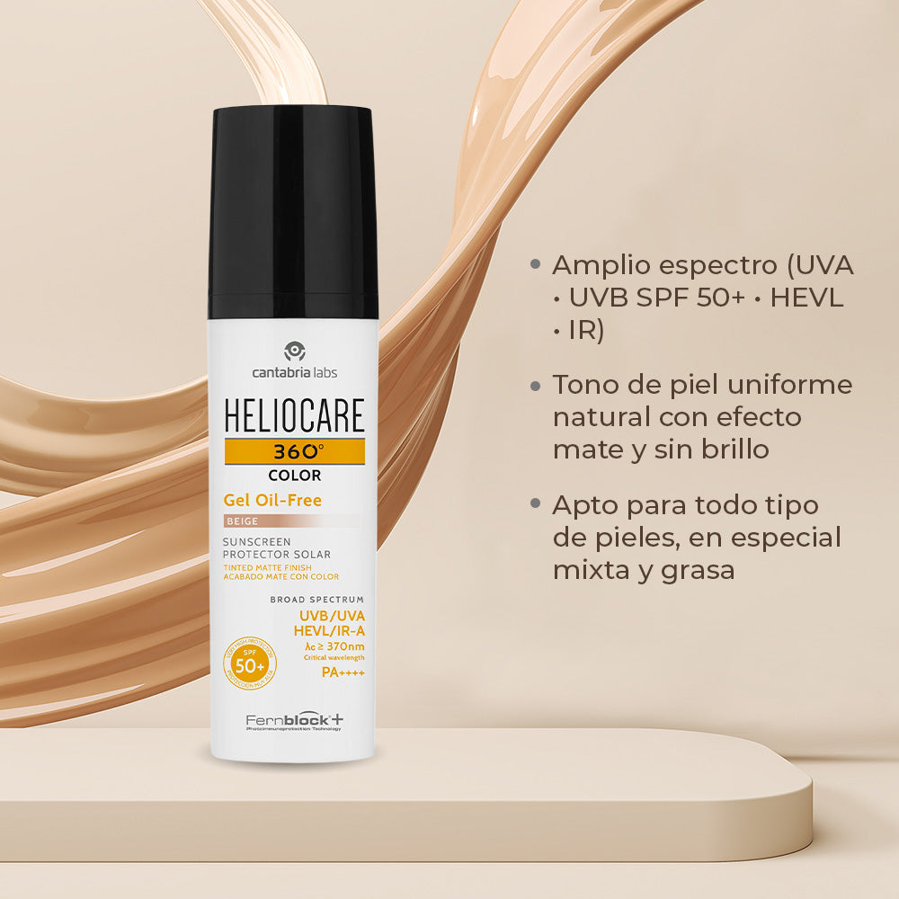 Kit ANTIEDAD SOLAR compra Age Absolu suero GRATIS Heliocare 360° Toque Seco Beige