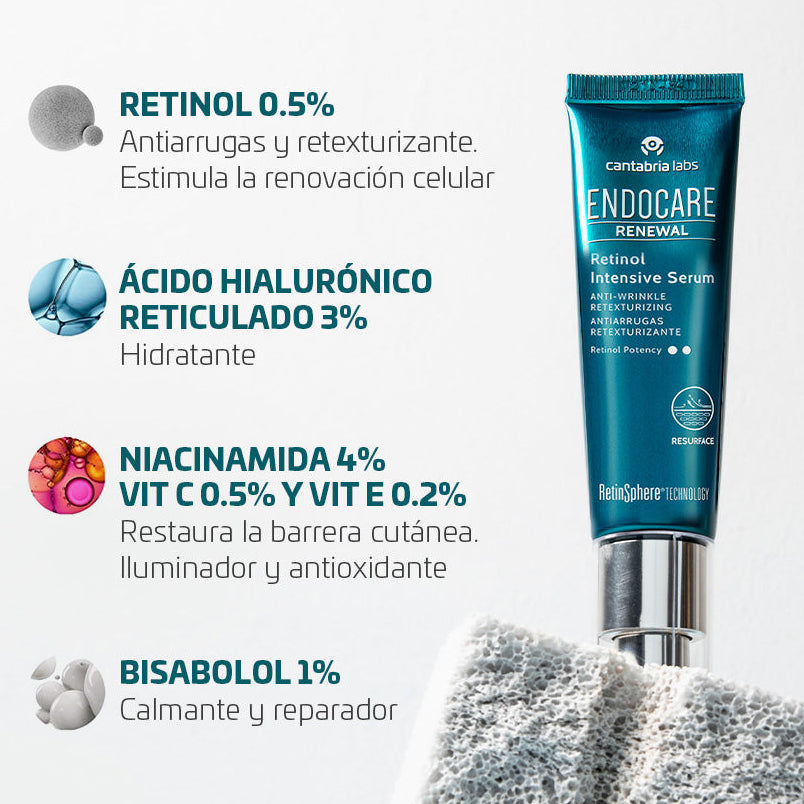 Kit ANTITODO compra Renewal Retinol al 0.5% GRATIS Age Barrier Hyaluboost Serum X 30 ml