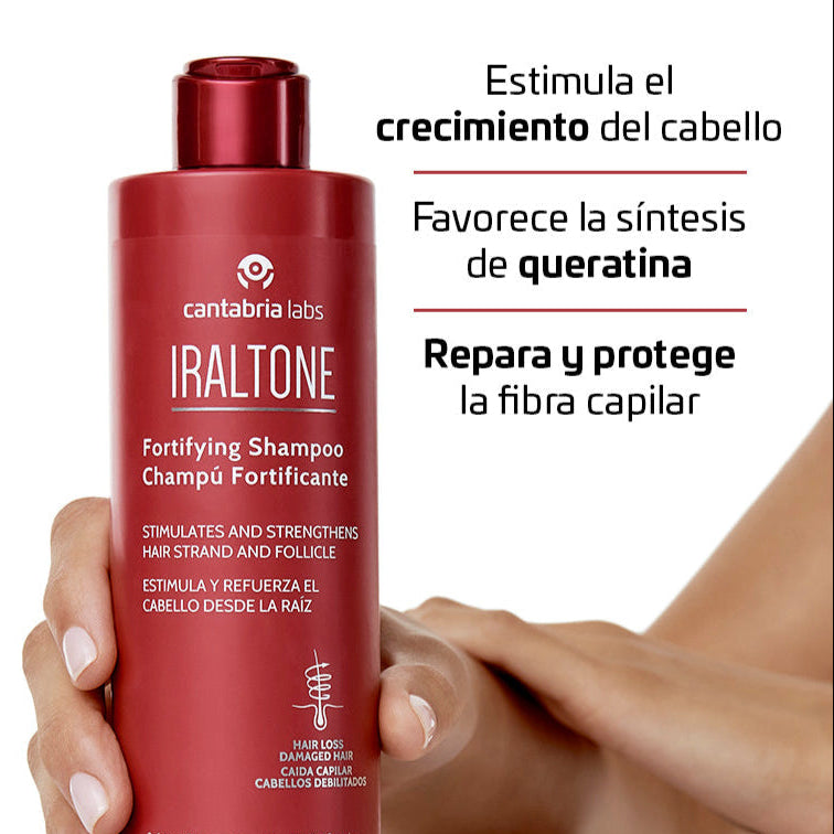 Kit PREVENIR CAIDA PELO compra Iraltone Loción GRATIS Iraltone champu 400ml