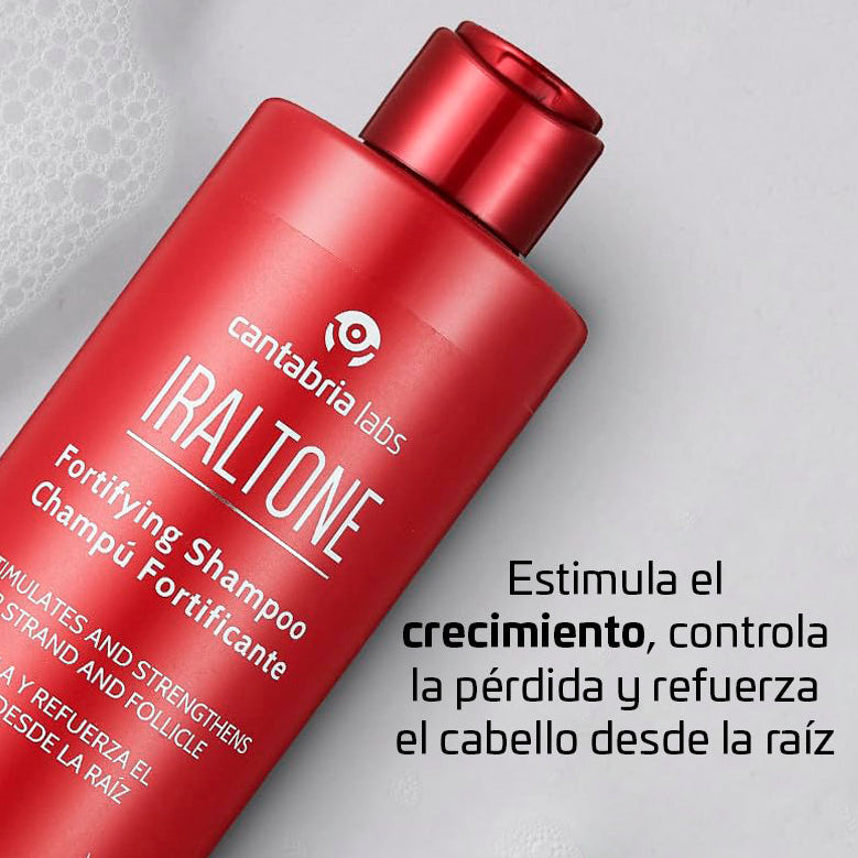 Iraltone champu fortificante x 400ml - Prevención caída - Pelo