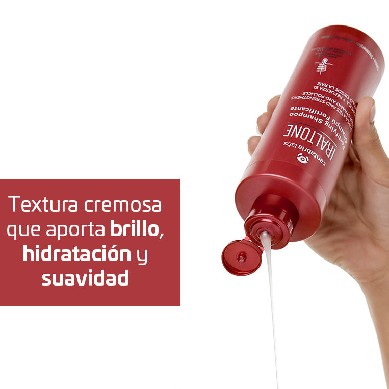 Iraltone champu fortificante x 400ml - Prevención caída - Pelo