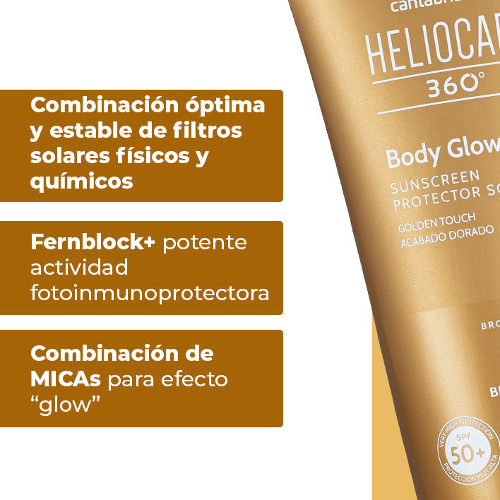 Kit WOW GLOW compra Heliocare Pigment Solution GRATIS Heliocare Body Glow