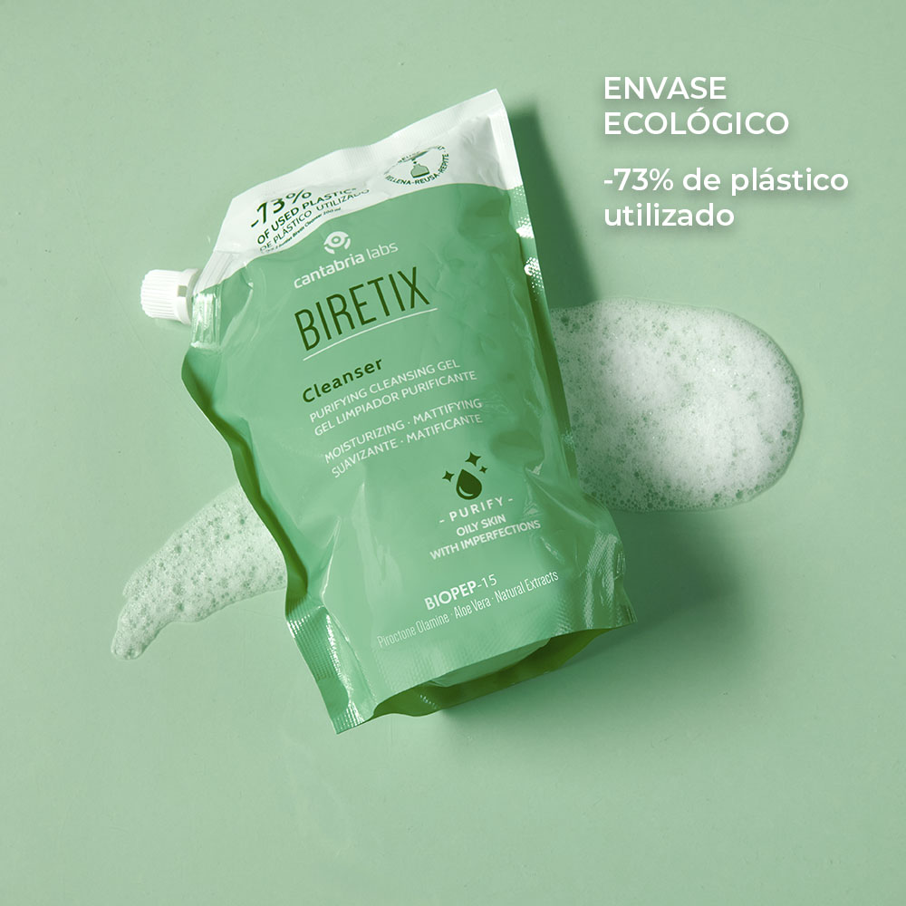 Biretix Gel Limpiador REFILL x 400ml  - Anti imperfecciones