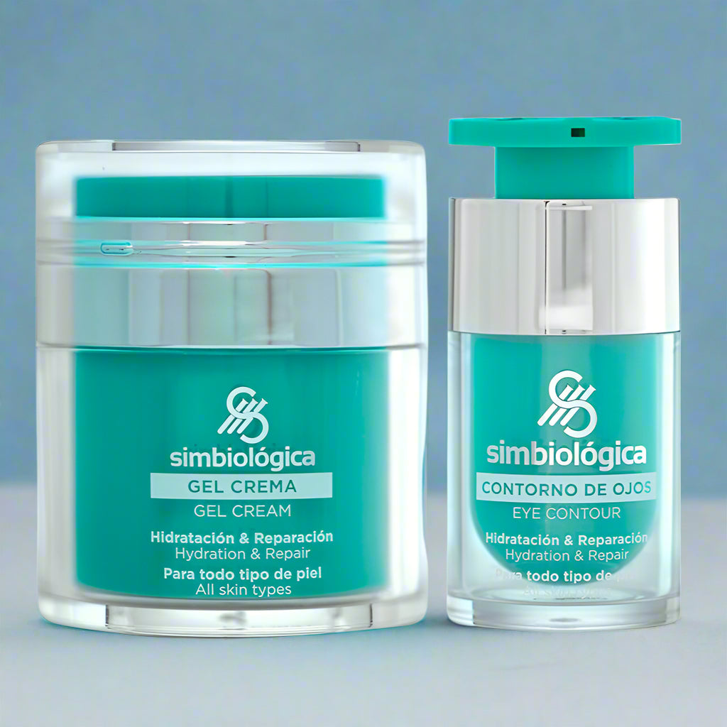 Kit Gel Crema Simbiológica 50 ml GRATIS Contorno de Ojos Reparador Hidratante 15 ml
