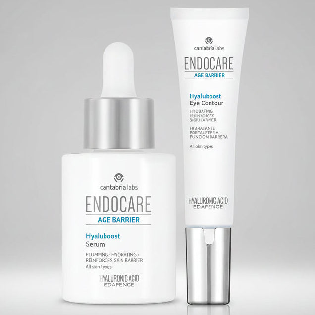 Kit ANTIEDAD HIDRATACION Age Barrier Hyaluboost Serum GRATIS Hyaluboost ojos