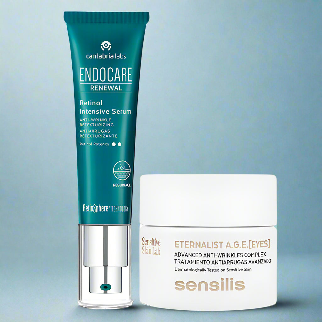 Kit ANTIARRUGAS TOTAL compra Renewal retinol 0.5% GRATIS Eternalist A.G.E ojos