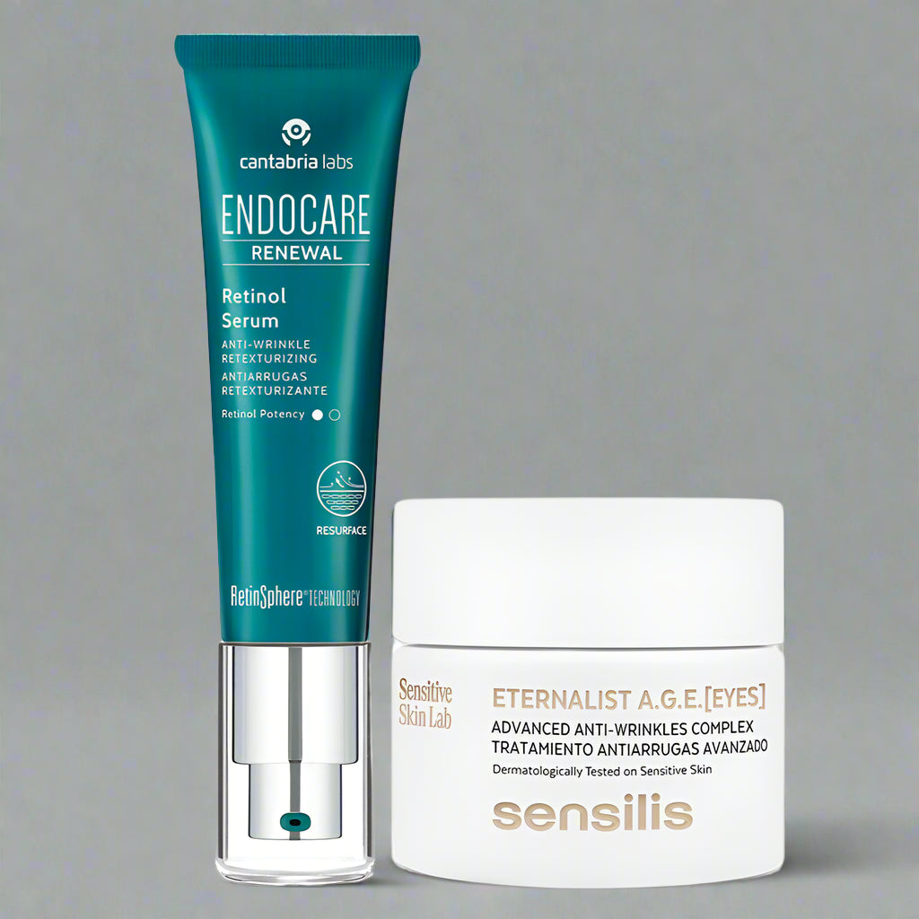 Kit MENOS ARRUGAS compra Renewal Retinol al 0.2% GRATIS Eternalist A.G.E contorno ojos