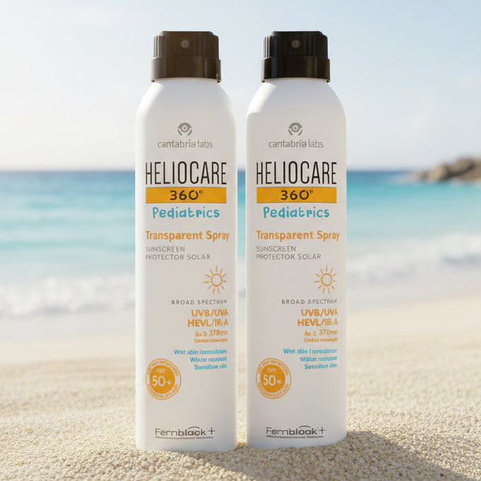 Kit 2x1 ANTISOLAR BEBES Y NIÑOS Heliocare Pediátrico X 400ml. Compra 1 lleva 2.