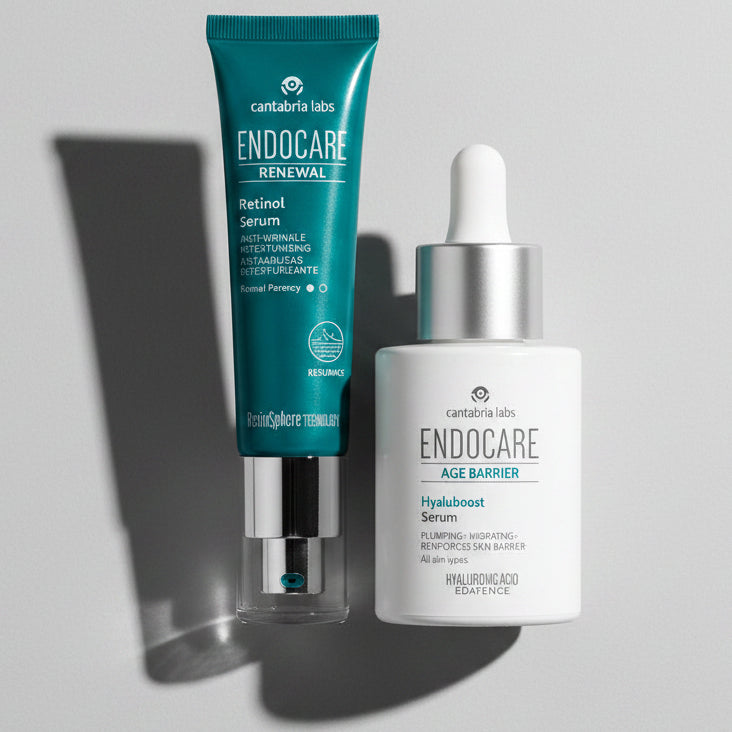Kit ANTIARRUGAS Endocare Renewal retinol al 0.2% GRATIS Age Barrier Hyaluboost Serum