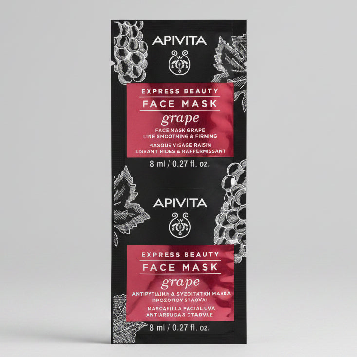 Apivita Mascarilla facial Uva X 2 sachets